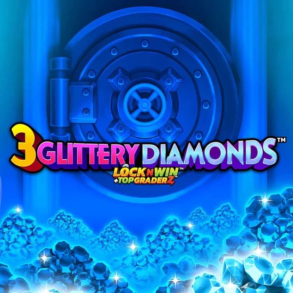 3 Glittery Diamonds logo – Slots by PearFiction Studios at Bassbet Casino