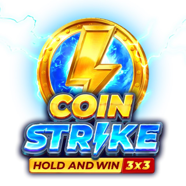 Coin Strike: Hold and Win online game logo by Playson on bassbetcasinos.es