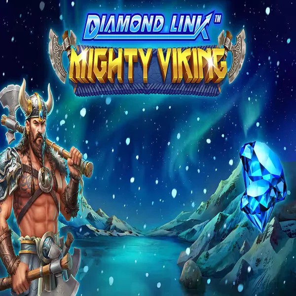 Diamond Link Mighty Viking logo by Greentube at Bassbet Casino