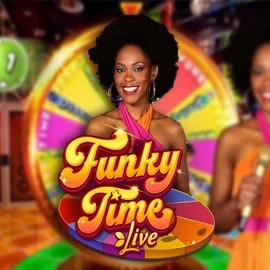 Funky Time by Evolution, showcased at bassbetcasinos.es – game logo