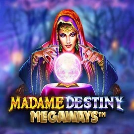 Madame Destiny Megaways slot visual from Pragmatic Play available on bassbetcasinos.es