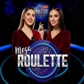 Official Live Casino logo: Mega Roulette by Pragmatic Play at Bassbet Casino