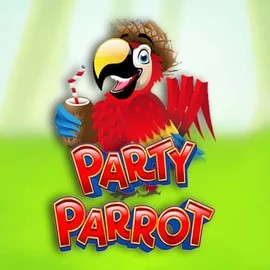 Slots logo of Party Parrot from Rival at Bassbet Casino