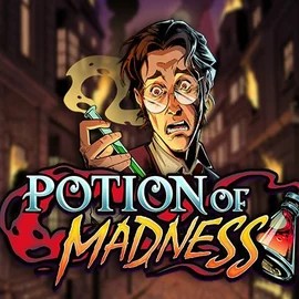 Slots logo of Potion of Madness from Play'n GO at Bassbet Casino