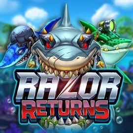 Razor Returns logo – Slots by Push Gaming at Bassbet Casino