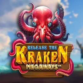 Release the Kraken Megaways logo by Pragmatic Play at Bassbet Casino