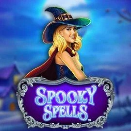 Spooky Spells slot logo by Novomatic at Bassbet Casino