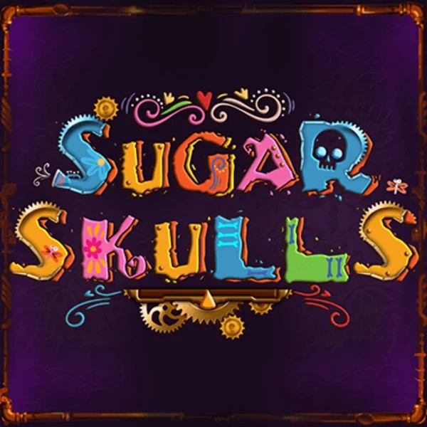 Enjoy Sugar Skulls by Booming Games – logo hosted on bassbetcasinos.es